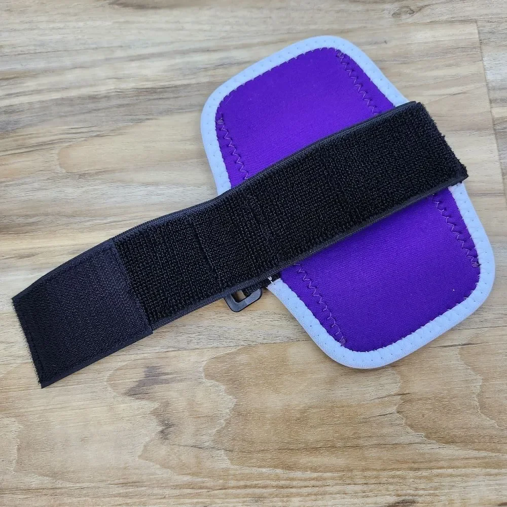 💜NWOT American Cancer Society Relay For Life Purple Soft Armband Phone Holder